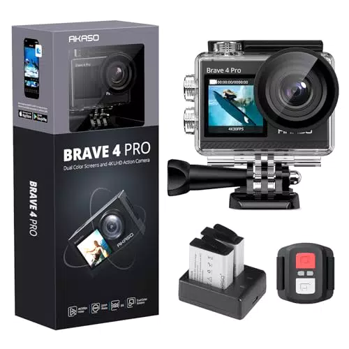 AKASO Action Cam 4K 20MP WiFi 40M Unterwasserkamera Ultra HD Touchscreen 170 ° Einstellbar Weitwinkel