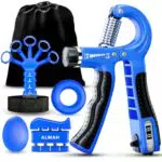 ALMAH Handtrainer für Finger und Unterarm – Verstellbarer Griffkraft Trainer
