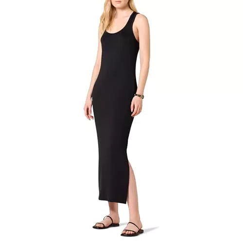 Amazon Essentials Damen Superweich Frottee Racerback Maxikleid