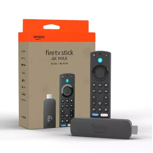 Amazon Fire TV Stick 4K Max – Streaming über Wi-Fi 6E und Ambient TV