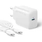 Anker 20W USB-C Ladegerät mit 150cm Kabel, kompatibel mit iPhone und iPad Pro