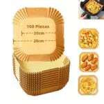 Backpapier für Heißluftfritteuse, Backpapier Airfryer