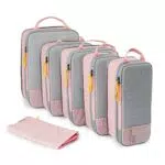 BAGSMART Koffer Organizer Packing Cubes Compression 6 Stück