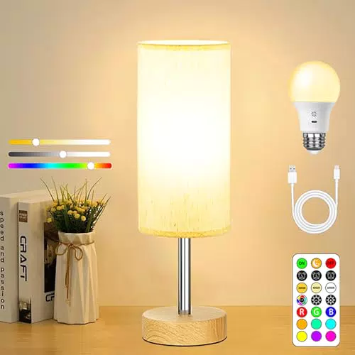 **Brandname LED Tischleuchte mit Fernbedienung, dimmbar und akkubetrieben**