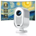 Beamer 30000Lumen FHD 1080P Video Beamer 4K Unterstützt Autofokus/Trapezkorrektur AutoHindernisvermeidung