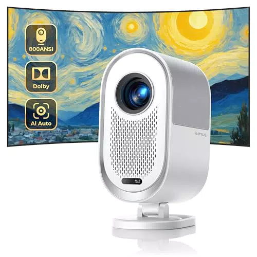 Beamer 30000Lumen FHD 1080P Video Beamer 4K Unterstützt Autofokus/Trapezkorrektur AutoHindernisvermeidung