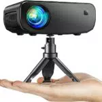 ELEPHAS 2025 WiFi Mini Beamer 1080P HD, 15000 Lux, kompatibel mit iPhone/Android