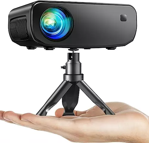 ELEPHAS 2025 WiFi Mini Beamer 1080P HD, 15000 Lux, kompatibel mit iPhone/Android
