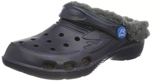Beck Unisex Kinder Clogs Hausschuhe für warme Füße
