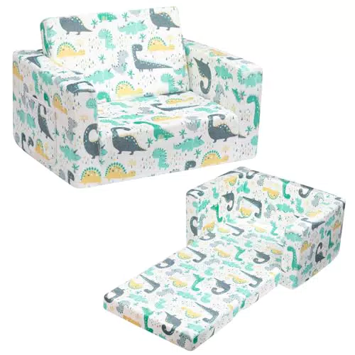 BEJOY Kindersofa Aufklappen 2 in 1 Schlafsofa für Kinderzimmer – Ideal als Geschenk