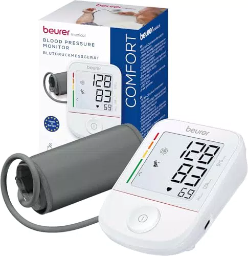 Beurer BM 38 Blutdruckmessgerät mit XL-Display und Arrhythmie-Erkennung