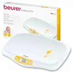 Beurer BY 80 Babywaage mit Tara- und Holdfunktion für strampelnde Babys
