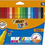 BIC Pinsel-Fasermaler Visa – Kreatives Malen für Kinder