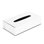 Bolero Papiertuch-Box chromiert rechteckig CF121, 61 x 254 x 139 mm
