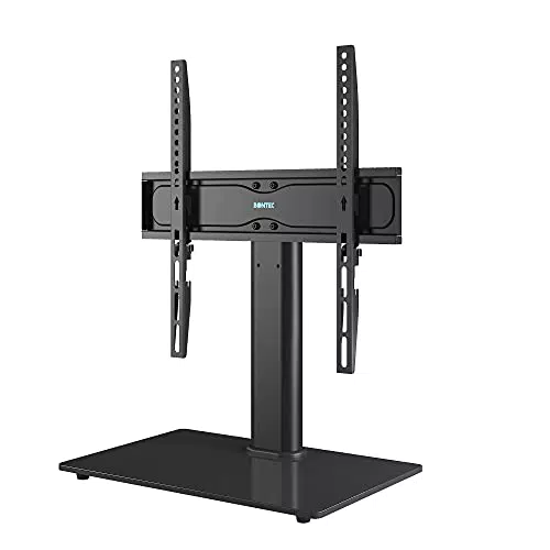 BONTEC TV Standfuß universal höhenverstellbar für 26-55 Zoll Fernseher bis VESA 400x400