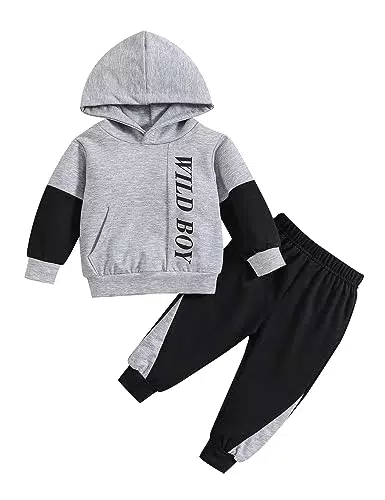 Borlai Kapuzenkleidung Set für Jungen mit Dinosaurier-Motiv und Camouflage