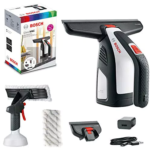 Bosch GlassVAC Akku Fenstersauger für Fenster, Spiegel und Dusche