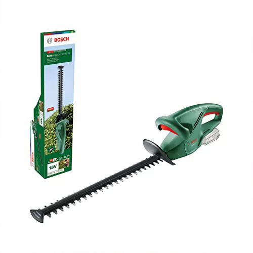 Bosch EasyHedgeCut 18V Heckenschneider mit 52 cm Klingenlänge für kleine Hecken