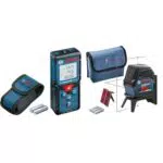 Bosch Professional Laser Entfernungsmesser GLM 40 und Kreuzlinienlaser GCL 2-15
