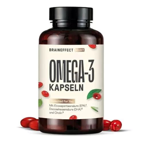 BRAINEFFECT Premium Omega 3 Kapseln aus reinem Krillöl