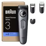 Braun Barttrimmer Series 3, +4 Zubehörteile, 40 Längeneinstellungen