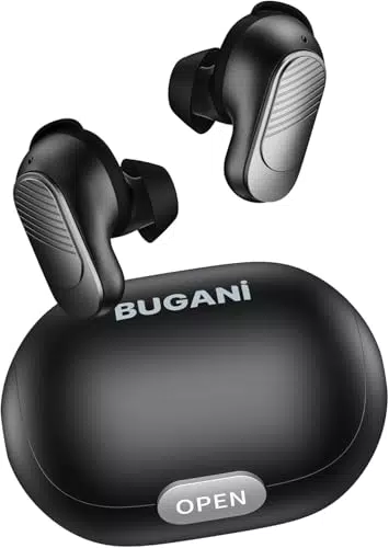 BUGANI Bluetooth Kopfhörer mit ENC-Rauschunterdrückung und 24 Std. Akkulaufzeit