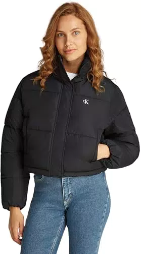 Calvin Klein Damen Pufferjacke Cropped Fit Matte