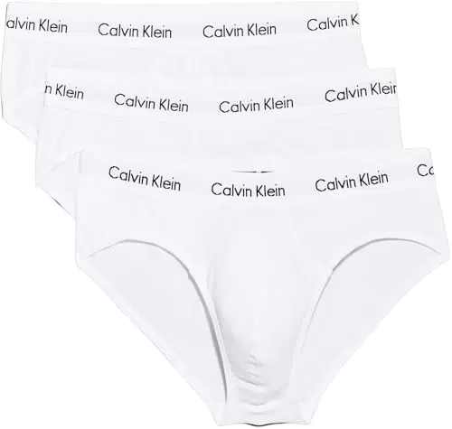 Calvin Klein Herren 3er Pack Unterhosen Hip Briefs Baumwolle mit Stretch