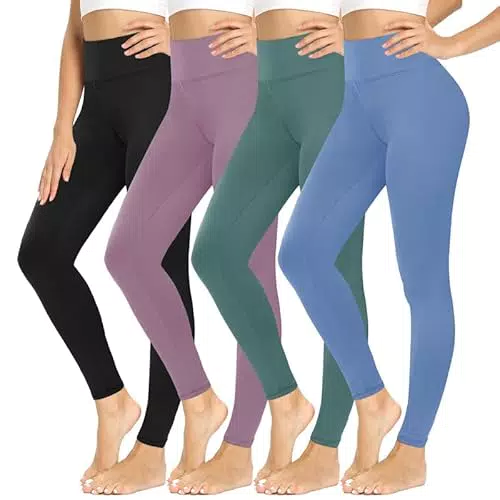 CAMP SNAIL Leggings Damen High Waist Blickdicht Sportleggings Bauchweg Push Up