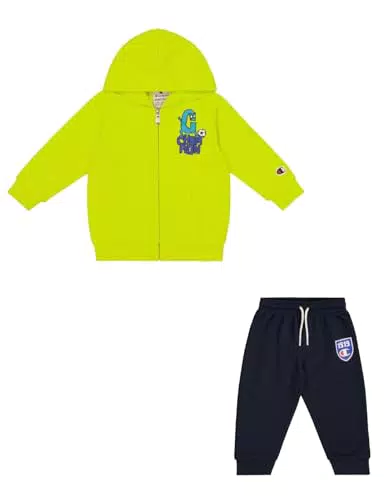 Champion Legacy Play With Graphics TD – Ultraleichter Powerblend-Fleece-Anzug mit Kapuze