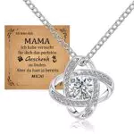 CheersLife Liebesknoten Halskette - Perfektes Muttertagsgeschenk für Mama