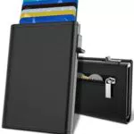 CHJGLNL Slim Wallet mit RFID Blockierung und Magnetverschluss für Herren