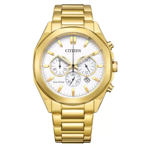 CITIZEN Herren Analog Quarz Uhr mit Edelstahl Armband CA4592-85A