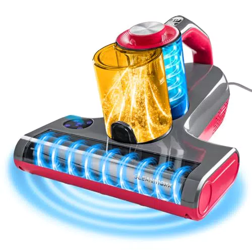 CLEANmaxx Milbensauger mit UV-C-Licht und HEPA-Filter für hygienische Matratzenreinigung