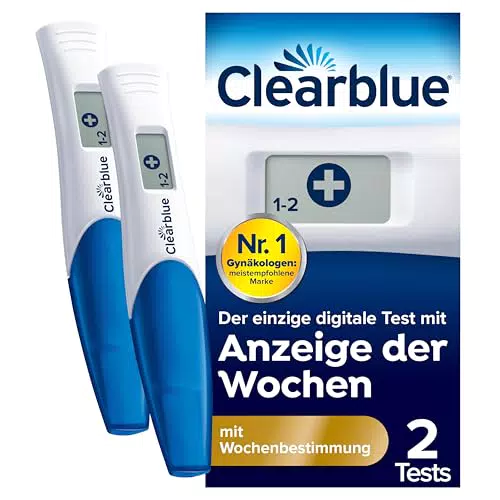 Clearblue Schwangerschaftstest Digital Frühschwangerschaftstest mit Wochenbestimmung