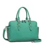 Alessandro Handtasche Boho aus stark strukturiertem Material 34x24x12 cm