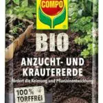 COMPO BIO Anzuchterde für Kräuter und Jungpflanzen – Torffrei, Blumenerde
