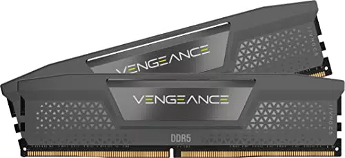 CORSAIR Vengeance DDR5 32GB DDR5 6000MHz CL36 AMD Expo Intel XMP iCUE Kompatibler Computerspeicher - Grau