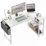 CubiCubi 100cm Schreibtisch Computertisch mit Ablagefächern