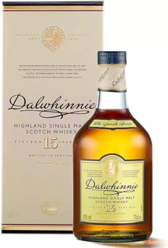 Dalwhinnie 15 Jahre, mit Geschenkverpackung, handgefertigt in den schottischen Highlands