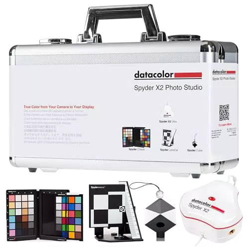Datacolor Spyder X2 Photo Studio Kit – Präzises Farbmanagement für Fotografen