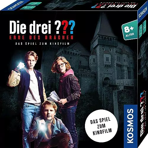 KOSMOS Die drei ??? Erbe des Drachen – spannendes Kinderspiel für 2-4 Spieler ab 8 Jahren