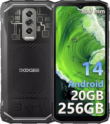 DOOGEE Blade 10 Ultra Outdoor Smartphone, Android 14, 20 GB RAM, IP68, 50 MP