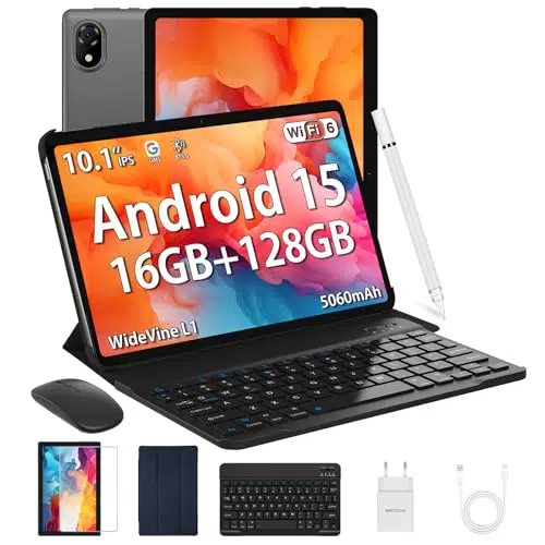 DOOGEE U10 Tablet 10 Zoll, 16GB RAM, 128GB ROM, WiFi 6, Gaming, inkl. Tastatur