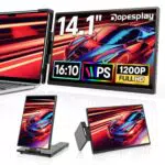 Dopesplay 14 Zoll FHD Tragbarer Laptop Monitor mit USB-C/HDMI - Plug & Play