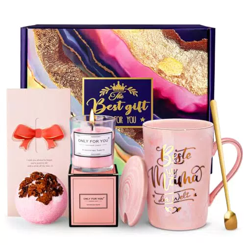Doublewhale Muttertagsgeschenke für Mama, Mutter Geschenk Becher Muttertag