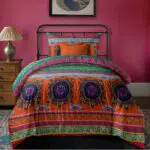 Dreamzie Böhmisches Bettwäsche Set mit Mandala und Reißverschluss