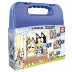 Educa Bluey Puzzle 4in1 - Progressives Puzzle für Kinder ab 3 Jahren