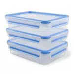 EMSA Clip & Close Frischhaltedosen 1,2 L – 100 % dicht und temperaturbeständig