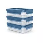 Emsa Clip & Close Eco Frischhaltedosen-Set, 3-tlg., 0